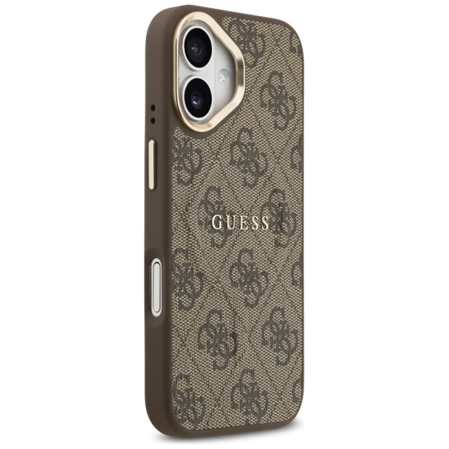 Чохол Guess 4G PU Classic Logo для iPhone 17 Brown with MagSafe (GUHMP17SP4MSEGCW)