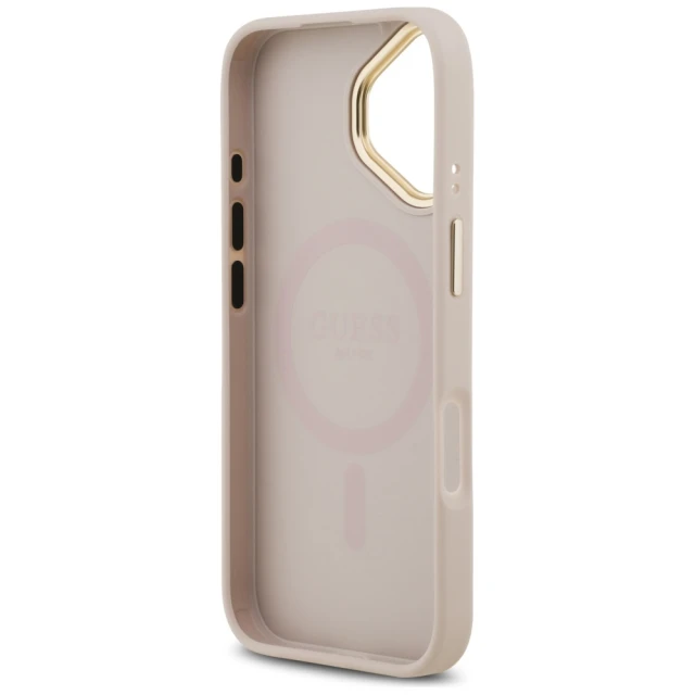 Чохол Guess 4G PU Classic Logo для iPhone 17 Pink with MagSafe (GUHMP17SP4MSEGCP)