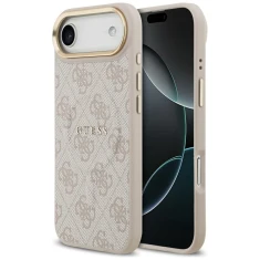 Чехол Guess 4G PU Classic Logo для iPhone 17 Air Pink with MagSafe (GUHMP17MP4MSEGCP)