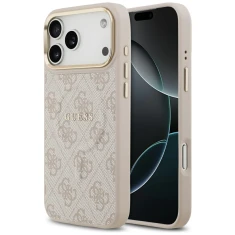 Чохол Guess 4G PU Classic Logo для iPhone 17 Pro Max Pink with MagSafe (GUHMP17XP4MSEGCP)
