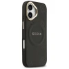 Чохол Guess Peony Hot Stamp для iPhone 17 Black with MagSafe (GUHMP17SPSAMSECK)