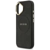 Чохол Guess Peony Hot Stamp для iPhone 17 Black with MagSafe (GUHMP17SPSAMSECK)