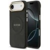 Чохол Guess Peony Hot Stamp для iPhone 17 Air Black with MagSafe (GUHMP17MPSAMSECK)