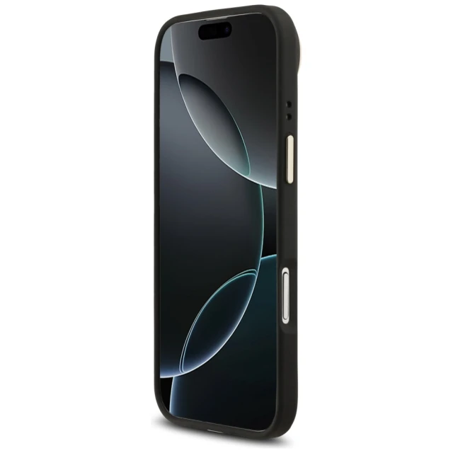 Чохол Guess Peony Hot Stamp для iPhone 17 Air Black with MagSafe (GUHMP17MPSAMSECK)
