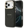 Чехол Guess Peony Hot Stamp для iPhone 17 Pro Black with MagSafe (GUHMP17LPSAMSECK)