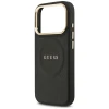 Чехол Guess Peony Hot Stamp для iPhone 17 Pro Black with MagSafe (GUHMP17LPSAMSECK)