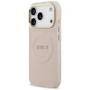 Чохол Guess Peony Hot Stamp для iPhone 17 Pro Pink with MagSafe (GUHMP17LPSAMSECP)