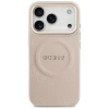 Чохол Guess Peony Hot Stamp для iPhone 17 Pro Pink with MagSafe (GUHMP17LPSAMSECP)