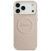 Чохол Guess Peony Hot Stamp для iPhone 17 Pro Max Pink with MagSafe (GUHMP17XPSAMSECP)