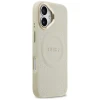 Чохол Guess Peony Hot Stamp для iPhone 17 Beige with MagSafe (GUHMP17SPSAMSECE)