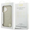 Чохол Guess Peony Hot Stamp для iPhone 17 Beige with MagSafe (GUHMP17SPSAMSECE)