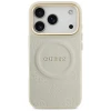 Чохол Guess Peony Hot Stamp для iPhone 17 Pro Beige with MagSafe (GUHMP17LPSAMSECE)