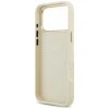 Чохол Guess Peony Hot Stamp для iPhone 17 Pro Max Beige with MagSafe (GUHMP17XPSAMSECE)