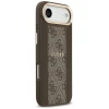 Чохол Guess 4G Stripe для iPhone 17 Air Brown with MagSafe (GUHMP17MPG4SEMCW)