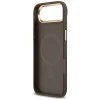 Чохол Guess 4G Stripe для iPhone 17 Air Brown with MagSafe (GUHMP17MPG4SEMCW)