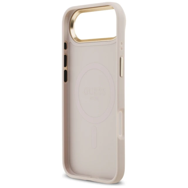 Чохол Guess 4G Stripe для iPhone 17 Air Pink with MagSafe (GUHMP17MPG4SEMCP)