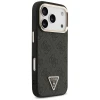 Чехол Guess 4G Triangle Logo для iPhone 17 Pro Black Gold with MagSafe (GUHMP17LP4GTDGMK)