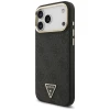 Чохол Guess 4G Triangle Logo для iPhone 17 Pro Max Black Gold with MagSafe (GUHMP17XP4GTDGMK)