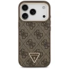Чохол Guess 4G Triangle Logo для iPhone 17 Pro Brown Gold with MagSafe (GUHMP17LP4GTDGMW)