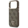 Чохол Guess 4G Triangle Logo для iPhone 17 Pro Brown Gold with MagSafe (GUHMP17LP4GTDGMW)