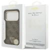 Чохол Guess 4G Triangle Logo для iPhone 17 Pro Brown Gold with MagSafe (GUHMP17LP4GTDGMW)