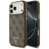 Чохол Guess 4G Triangle Logo для iPhone 17 Pro Max Brown Gold with MagSafe (GUHMP17XP4GTDGMW)