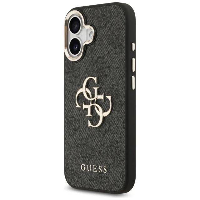 Чохол Guess 4G Big 4G Classic Logo для iPhone 17 Black Gold (GUHCP17S4GMGCGR)