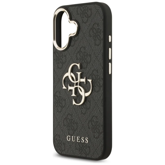 Чохол Guess 4G Big 4G Classic Logo для iPhone 17 Black Gold (GUHCP17S4GMGCGR)