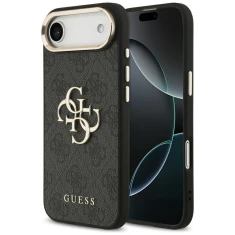 Чехол Guess 4G Big 4G Classic Logo для iPhone 17 Air Black Gold (GUHCP17M4GMGCGR)