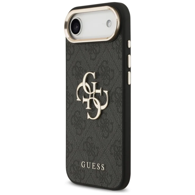 Чохол Guess 4G Big 4G Classic Logo для iPhone 17 Air Black Gold (GUHCP17M4GMGCGR)