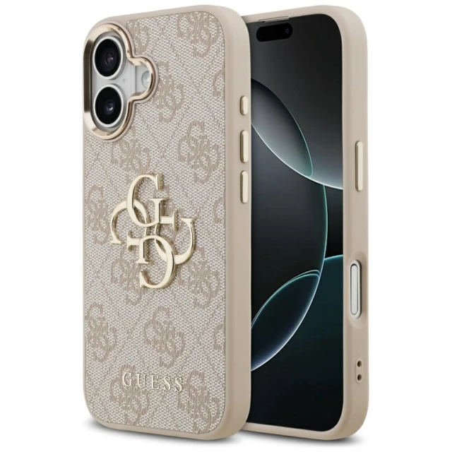 Чохол Guess 4G Big 4G Classic Logo для iPhone 17 Pink Gold (GUHCP17S4GMGCPI)