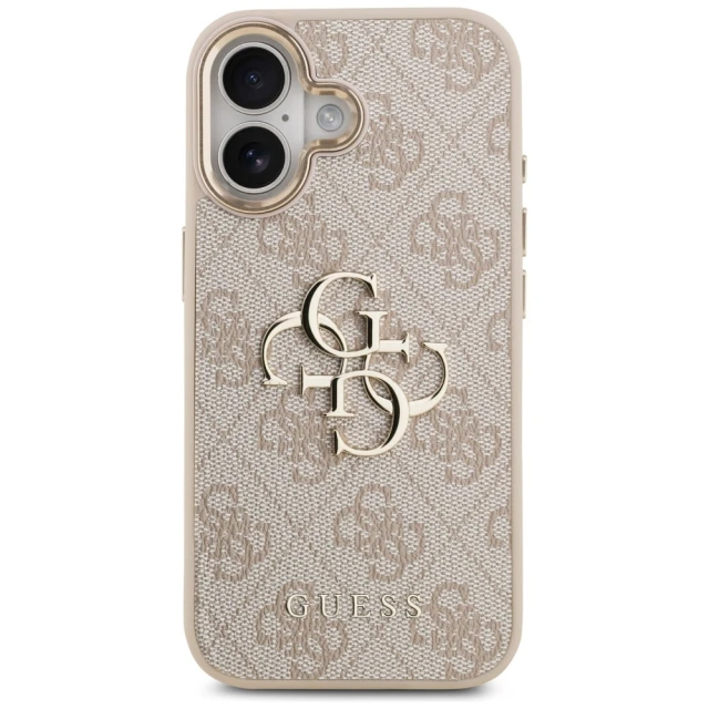 Чохол Guess 4G Big 4G Classic Logo для iPhone 17 Pink Gold (GUHCP17S4GMGCPI)