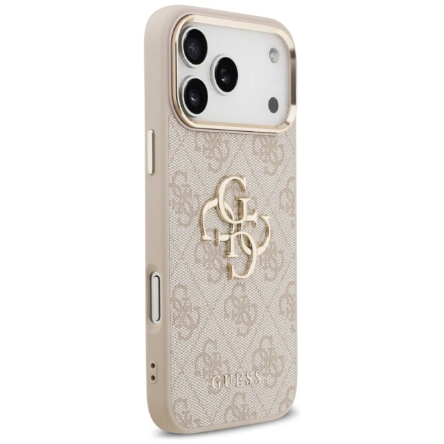 Чохол Guess 4G Big 4G Classic Logo для iPhone 17 Pro Max Pink Gold (GUHCP17X4GMGCPI)