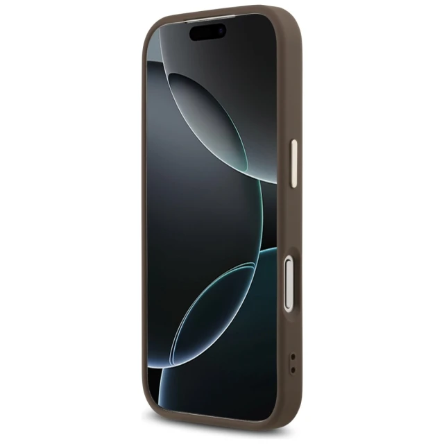 Чохол Guess 4G Big 4G Classic Logo для iPhone 17 Pro Max Brown Gold (GUHCP17X4GMGCBR)