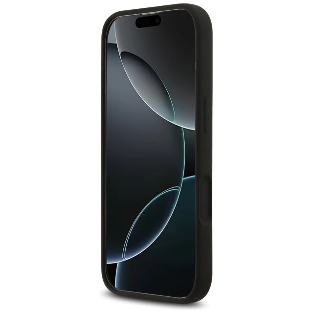 Чохол Guess Silicone Big 4G Script для iPhone 17 Black (GUHCP17SSC4GSMK)