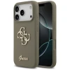 Чехол Guess Silicone Big 4G Script для iPhone 17 Pro Max Brown (GUHCP17XSC4GSMW)