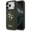 Чохол Guess Silicone Big 4G Script для iPhone 17 Pro Khaki (GUHCP17LSC4GSMA)