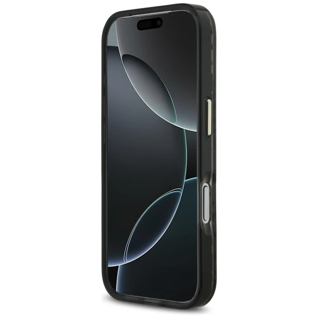 Чохол Guess Leopard Glitter для iPhone 17 Pro Max Black with MagSafe (GUHMP17XHLEGTGLK)