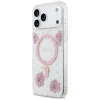 Чохол Guess Resin Flowers Glitter для iPhone 17 Pro Max Pink with MagSafe (GUHMP17XRBFGFGMP)