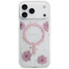 Чохол Guess Resin Flowers Glitter для iPhone 17 Pro Max Pink with MagSafe (GUHMP17XRBFGFGMP)