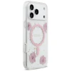 Чохол Guess Resin Flowers Glitter для iPhone 17 Pro Max Pink with MagSafe (GUHMP17XRBFGFGMP)