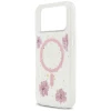 Чохол Guess Resin Flowers Glitter для iPhone 17 Pro Max Pink with MagSafe (GUHMP17XRBFGFGMP)
