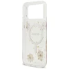 Чохол Guess Resin Flowers Glitter для iPhone 17 Pro Max Pink with MagSafe (GUHMP17XRBFGFGMP)