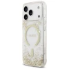 Чохол Guess Resin Bottom Glitter для iPhone 17 Pro Gold with MagSafe (GUHMP17LRGRGED)