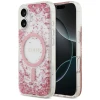 Чохол Guess Resin Bottom Glitter для iPhone 17 Pink with MagSafe (GUHMP17SRGRGEP)