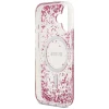 Чохол Guess Resin Bottom Glitter для iPhone 17 Pink with MagSafe (GUHMP17SRGRGEP)