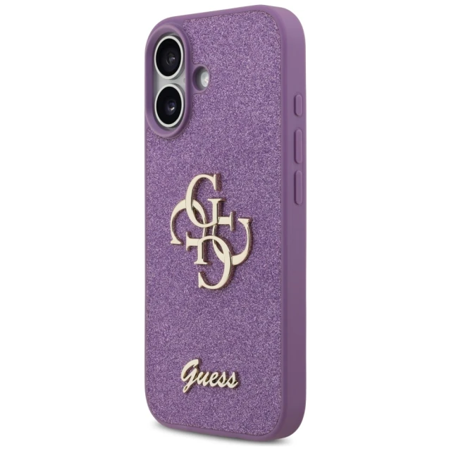 Чохол Guess Fixed Glitter Big 4G для iPhone 17 Lilac (GUHCP17SHG4SGL)