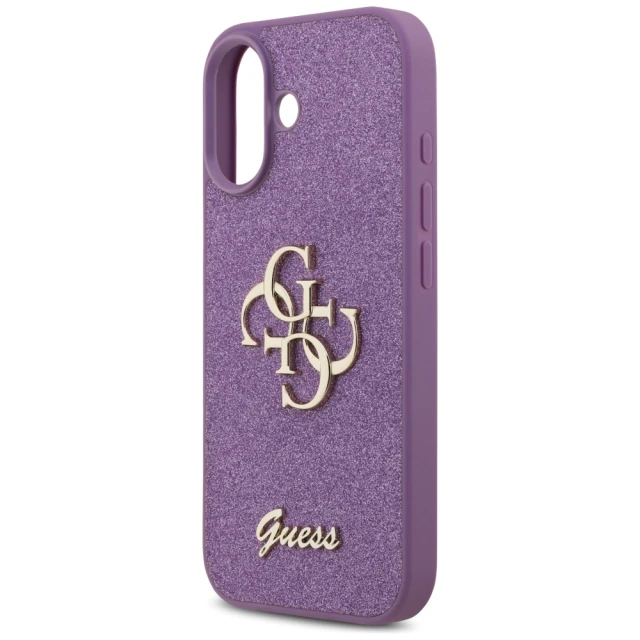 Чохол Guess Fixed Glitter Big 4G для iPhone 17 Lilac (GUHCP17SHG4SGL)