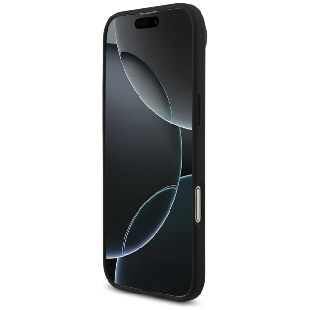 Чохол Guess Grained Big 4G & Classic Logo для iPhone 17 Air Black (GUHCP17MPGT4MBK)