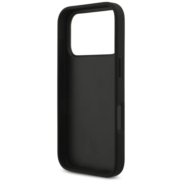 Чохол Guess Grained Big 4G & Classic Logo для iPhone 17 Pro Black (GUHCP17LPGT4MBK)
